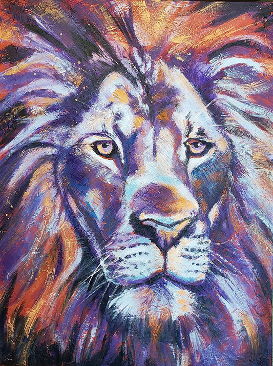 Colorful King by Renee Schneider