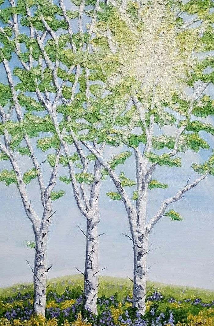 Spring Birch by Renee Schneider