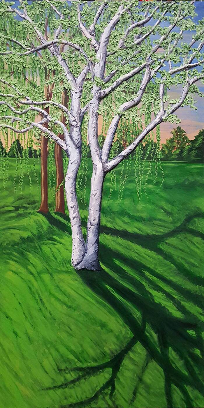 Weeping Birch by Renee Schneider