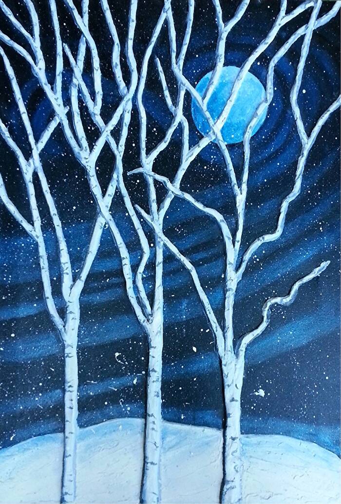 Winter Birch by Renee Schneider