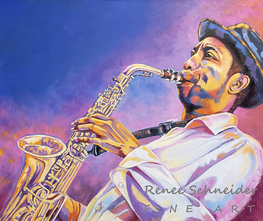 Blowin' the Blues by Renee Schneider